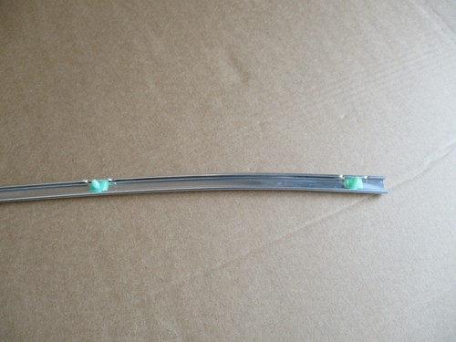 Opel Rekord C Commodore A Chrom Zierleiste Vinyldach hinten NEU original - Picture 6 of 12