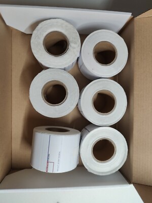 6 Rolls 500 CAS LST-8020 Printing Scale Label, 58 x 60 mm, UPC/Ingredients