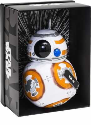 DISNEY STAR WARS PLÜSCH BB-8 BLACK LINE AUS VERSCHIEDENEN MATERIALIEN in BOX