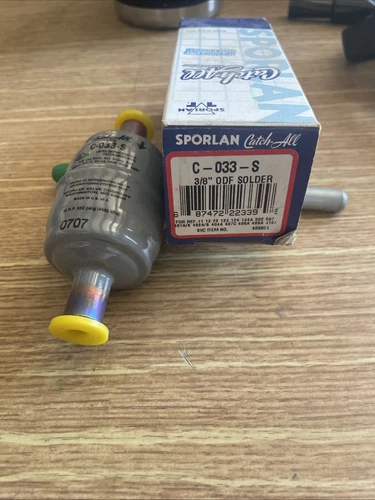 Sporlan CatchAll Suction Line Filter Drier C-033S 3/8" (Lot Of 2) Free shipping