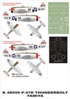 Montex 1/48 P-47D Thunderbolt - Super Paint Mask set (K48059)