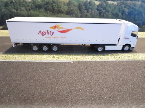 HERPA VOLVO FH16 GL750 GARDINENPLANEN-SATTELZUG "Agility", EIGENCREATION - Bild 3 von 5
