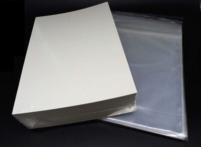 100 Docsmagic.de Thick Manga Size Resealable Bags + Backing Boards - Combo Pack 