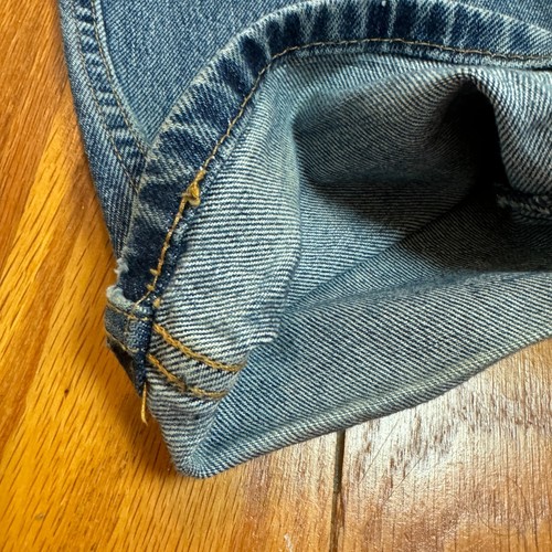 USED - Herren Levi’s 502 Denim Blue Jeans 34 x 34 Vintage Distressed Japan ausgefranst - Bild 23 von 23