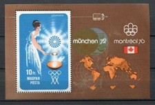 32513) Hungary 1973 MNH Olympic G.Medalist S/S Scott #