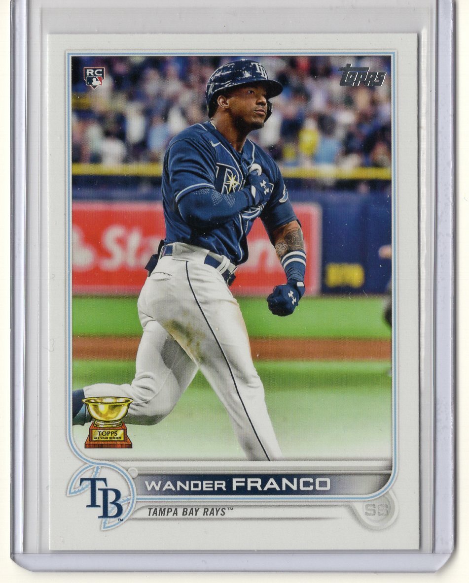 2022 Topps Rookie Baseball Card #215 Wander Franco RC