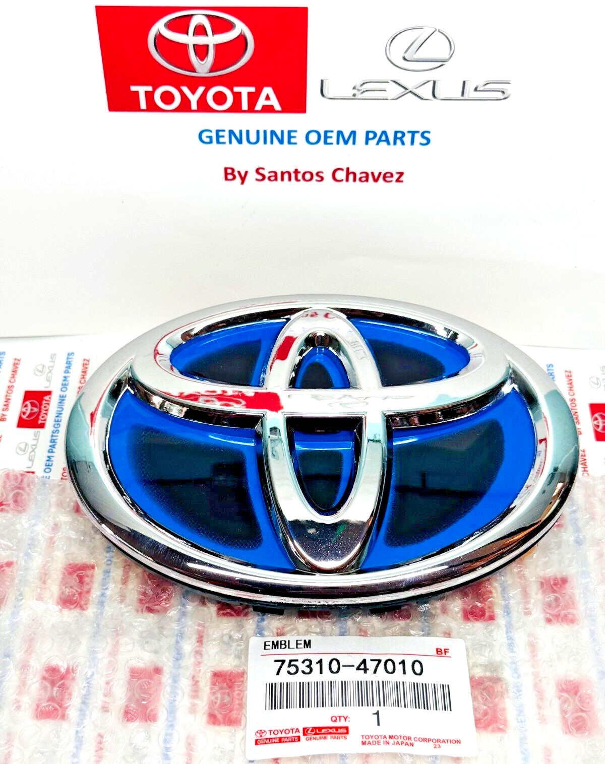 Toyota Grille Emblem GENUINE OEM PART 75310-47010