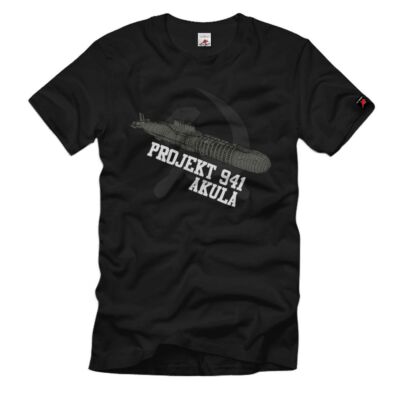 Projekt 941 Akula Hai Sowjetunion Marine U-Booten Typhoon Klasse T-Shirt #30720