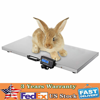 1100 Lbs Heavy Duty Digital Livestock Vet Scale Hog Pet Dog Sheep Goat Scale US