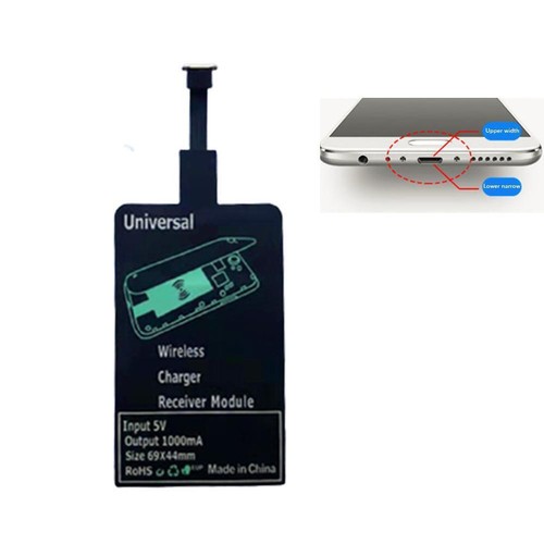 Wireless Adapter Charger Receiver For Android Type-c Charging /Neu - Bild 7 von 16