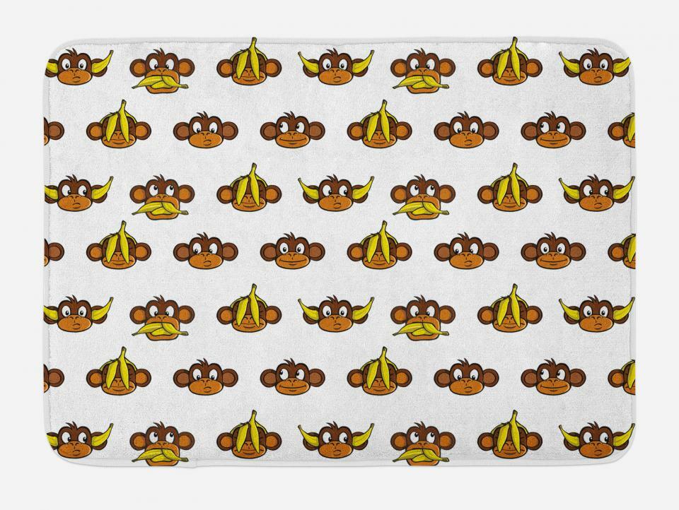 Kids Nursery Bath Mat Bathroom Home Decor Plush Non-Slip Mat 29.5