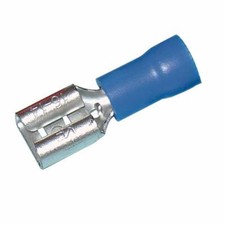 Female Quick Disconnect Vinyl Insulated .250" 16-14 AWG Blue - 100PK