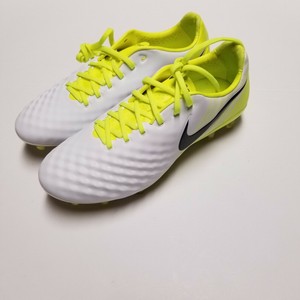 Nike Magista Opus II FG ACC Soccer Cleat White Black Volt 843813-107 Size 6 | eBay