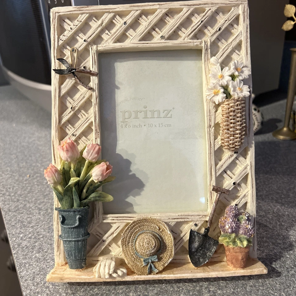 Muy Elegante Viñeta 3D Vistas Marco de Imagen Jardinería 4"x6" Nuevo Prinz Foto 2 de 4