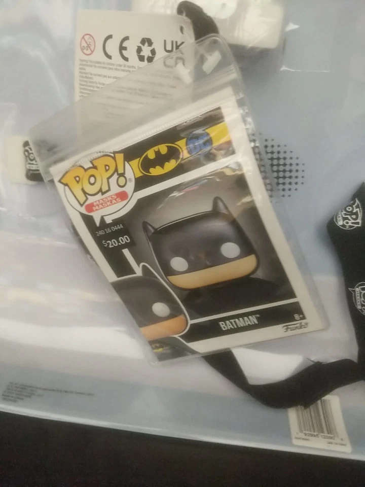 Classic Batman Funko Pop Half Mask Costume Accessory NEW - Image 3 of 3