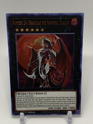Yugioh! Number 24: Dragulas the Vampiric Dragon - DLCS-EN118