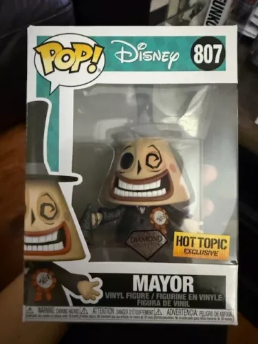 FUNKO POP ! MAYOR 807 DIAMOND COLLECTION HOT TOPIC EXCLUSIVE G01