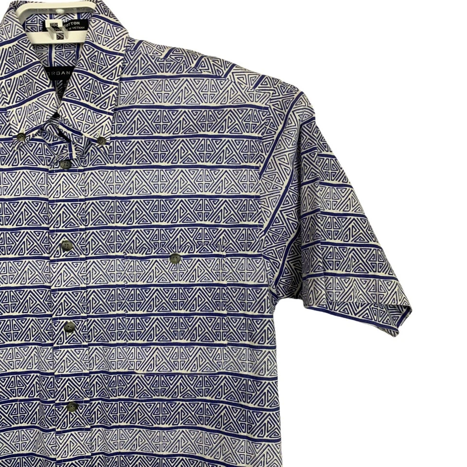 Camisa de manga corta con botones Jordan Craig para hombre talla S Foto 2 de 4