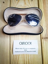 Vintage NEW OLD STOCK BAUSCH LOMB OUTLOOK EYEWEAR - Aviator Style w/ Hard Case