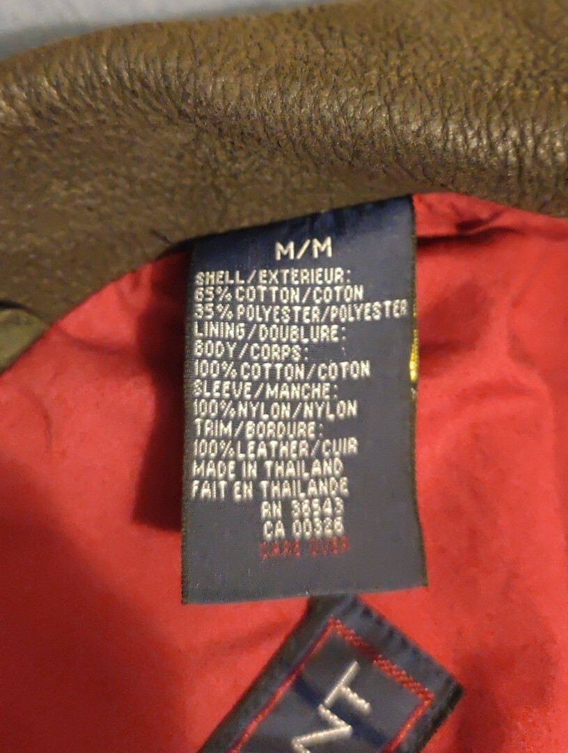 Gant Flyer Bomber Jacket Men's Size M View 4
