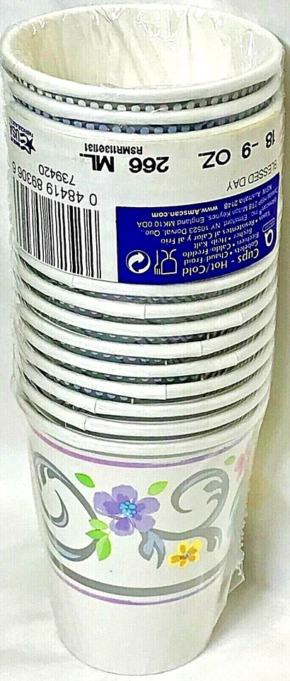 Blessed Day 18ct RELIGIOUS Hot/Cold CUPS Communion Confirmation Party Supplies - Image 4 of 4