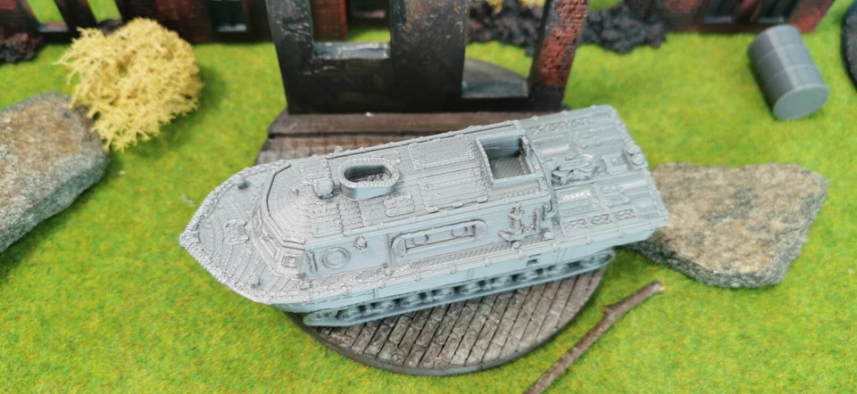 Rimorchiatore Acqua Terra ( Lws ) Funziona IN Acqua Cingolato WW2 Kit 1/87 1/72 - Immagine 3 di 3