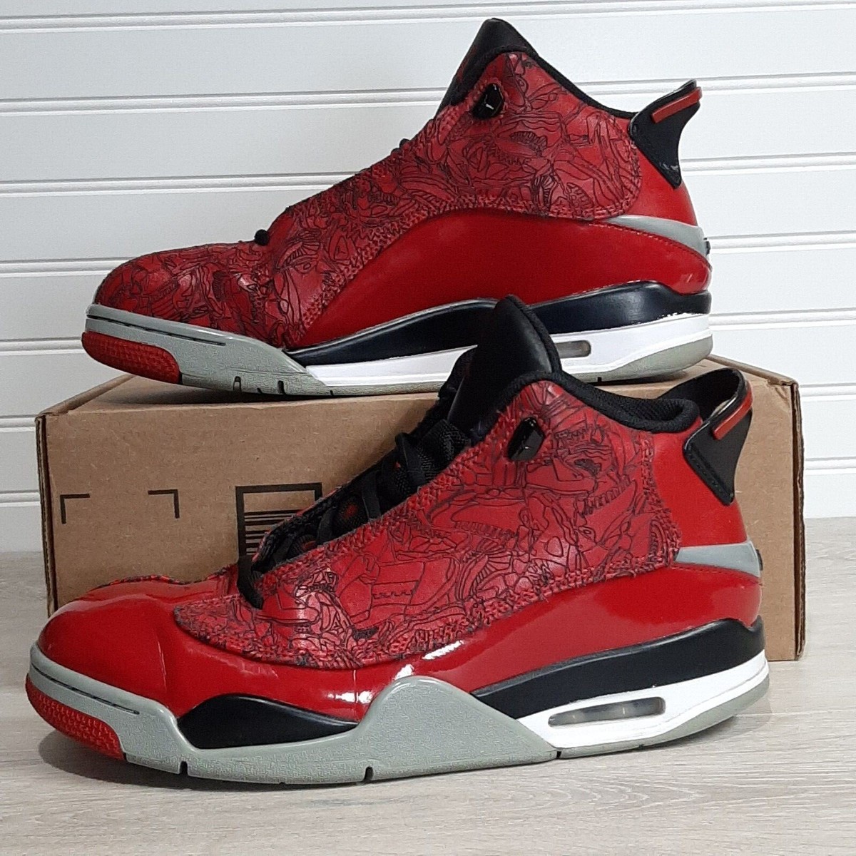 nike air jordan dub zero red 27.5 レッド Nike Men's Air Jordan Dub Zero White/True Red Basketball