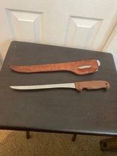Case XX Filet Knife with Leather Sheath
