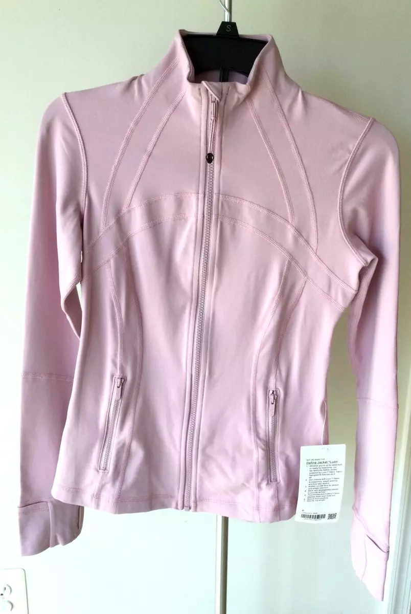 Lululemon define jacket Meadowsweet pink size 8 (Au 10)