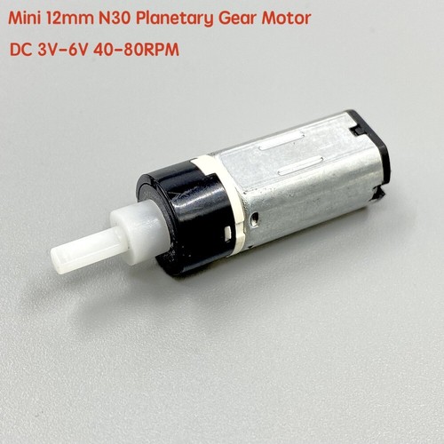 N30 DC 3V6V 5V 64RPM Slow Speed Micro Mini 12mm Plastic Gear