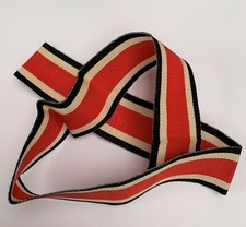 German WWII 1939 Iron Cross medal ribbon. SPECIAL QUALITY aged appearance. 25cm