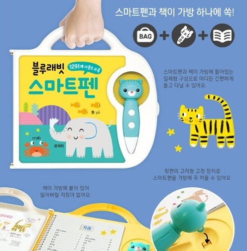 BR Smart Pen 1291 Sounds Korean English Chinese 47p 1 Book 23 Topics Play Toy - Picture 12 of 12