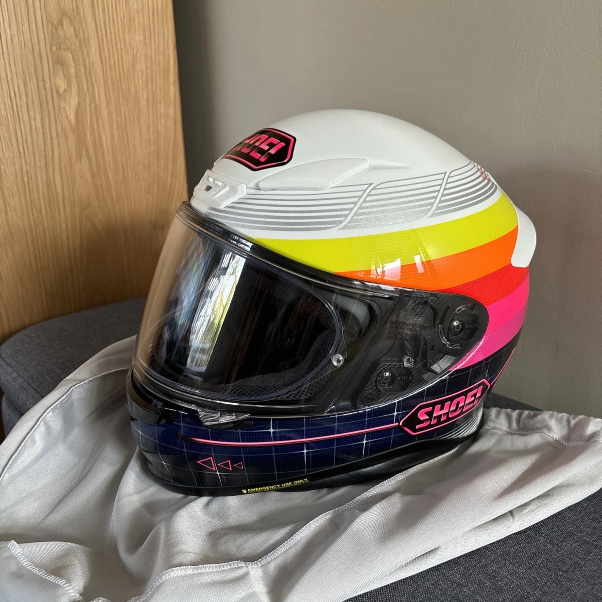 SHOEI NXR Zork TC 7 Full Face motorcycle Ladies Helmet S RRP