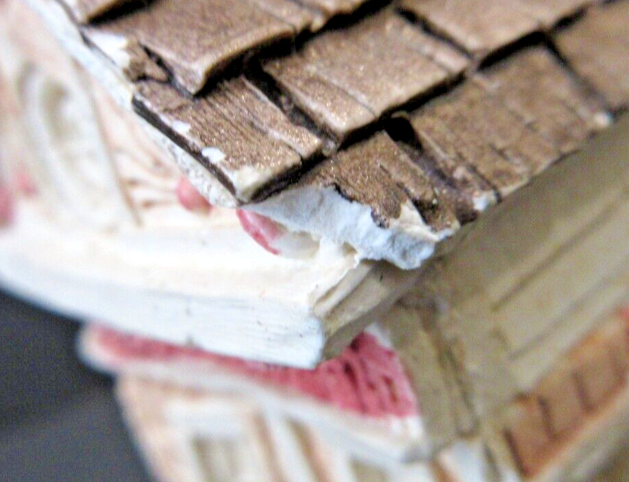 VINTAGE Ceramic Main Street Victorian San Francisco Row House - SIGNED Mel Hall