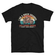 Grandpa Grandfather Motorcycle Rider T-Shirt