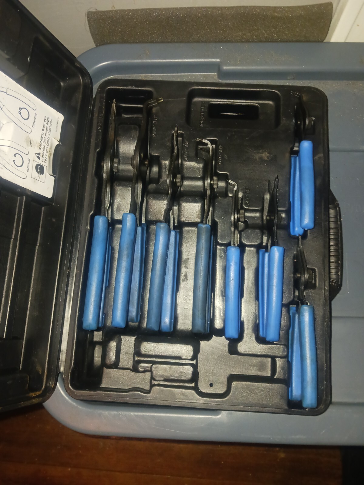 OTC Stinger Series 4512 Snap Ring Pliers set 7 Piece Lightly Used eBay