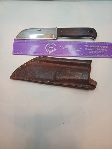Vintage Ka Bar Knife With Leather Sheath 1955 - 65 Kabar *** READ ***