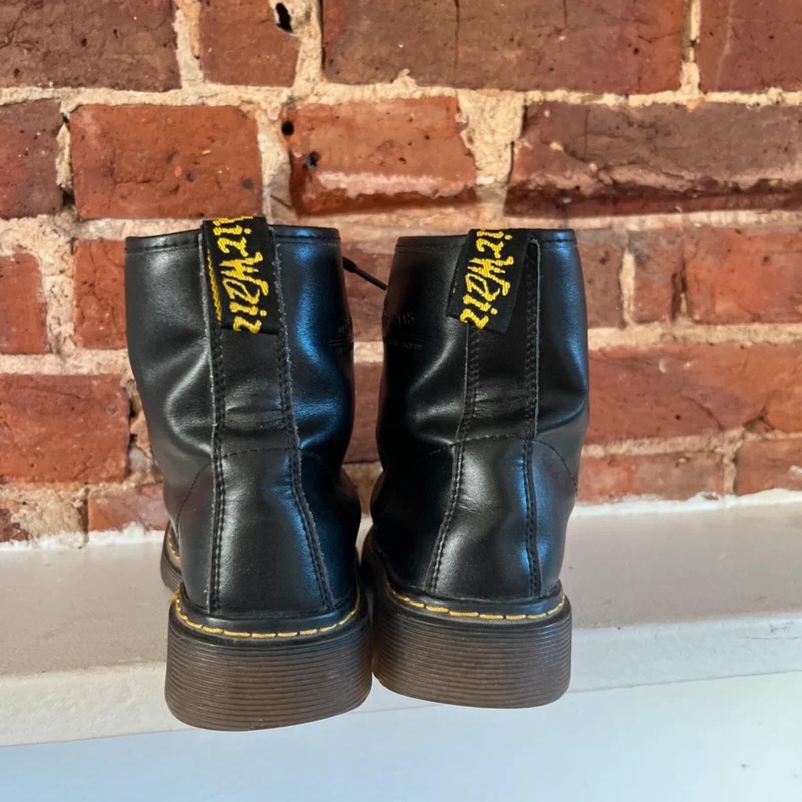 Vintage Dr Marten Women’s Black Leather Boots | UK Size 4 image 8