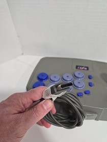 🔥 Sega Saturn Wired Pro Fighter 8 Arcade Controller (Naki)&nbsp;Tested VGC WORKS