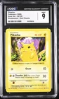 CGC 9 MINT Pikachu 58/102 Shadowless Red Cheeks Base Set Pokemon Card