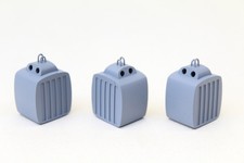 Recycling Bottle Bins - UNPAINTED - Pack of 3 - 1:76 OO Gauge Model Railway
