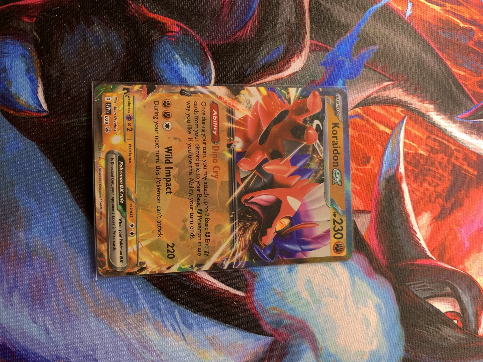 Koraidon ex - SVP029 - Pokemon Scarlet & Violet Promo Ultra Rare Holo Card NM