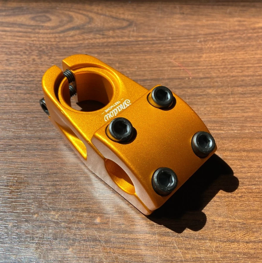 SHADOW CONSPIRACY TREYMONE CARGA SUPERIOR BMX VÁSTAGO MUESTRA INÉDITO COLOR NARANJA NUEVO Foto 4 de 4