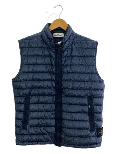 STONE ISLAND Gilet piumino L Poliestere NVY Colore solido