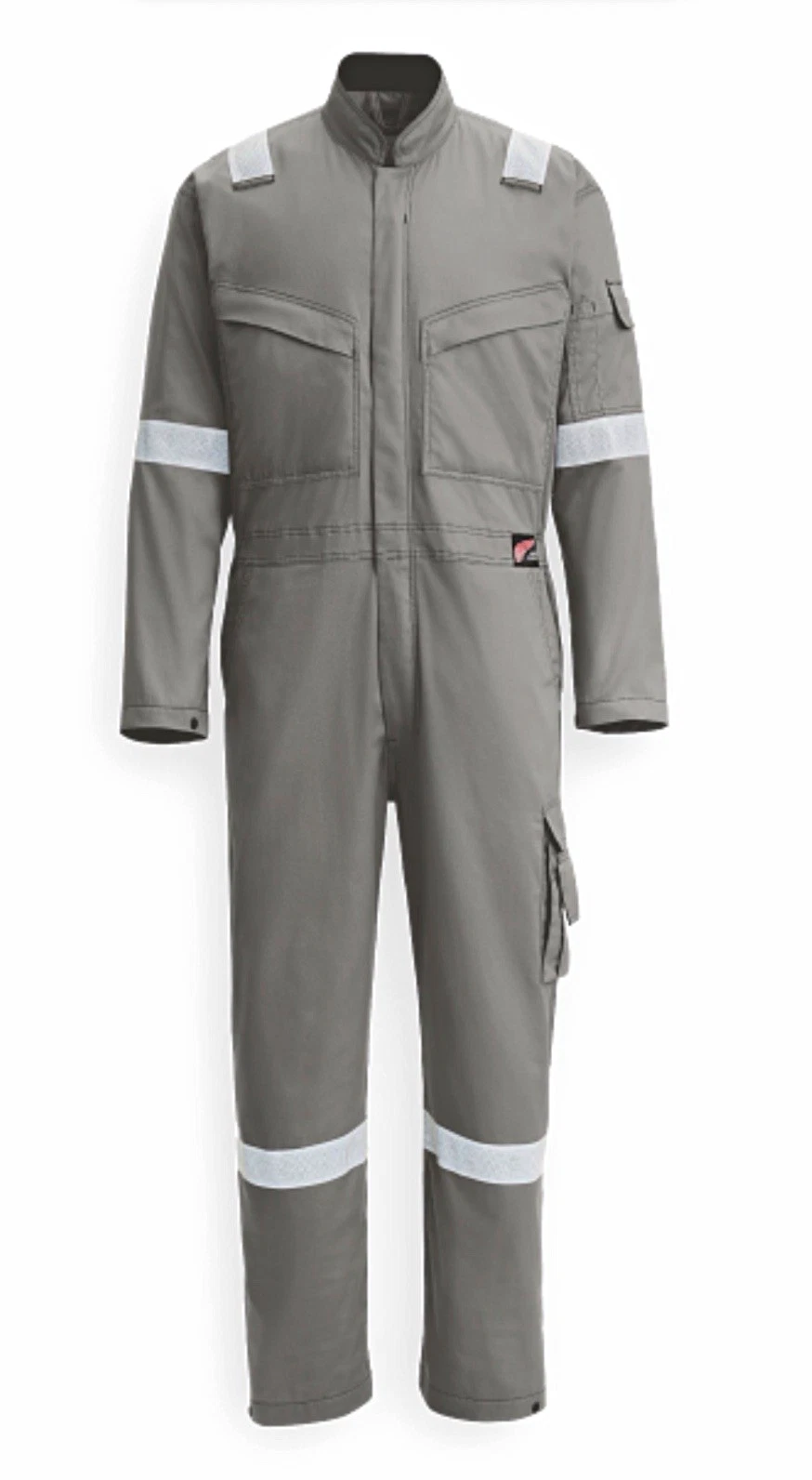 Red Wing Unisex FR Coverall Gray Cotton Canvas Workwear Reflective Pockets - product detail image 1