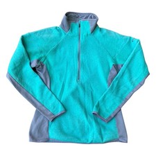 Columbia Women's Omni-wick 1/4-Zip Fleece Pullover Mint Green