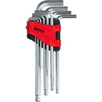 Ks Tools 151.5100 Kugelkopf-Innensechskant-WinkelstiftschlüSsel-Satz, Lang