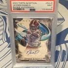 2024 Topps Inception Rookie Auto Jayden Daniels On Card PSA 9 POP 14