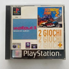 Wipeout 3 Special Edition + Destruction Derby - Sony PlayStation 1 - Usato - Gio
