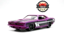 1970 PLYMOUTH AAR BARRACUDA PURPLE 1/64 SCALE DIECAST COLLECTOR MODEL CAR
